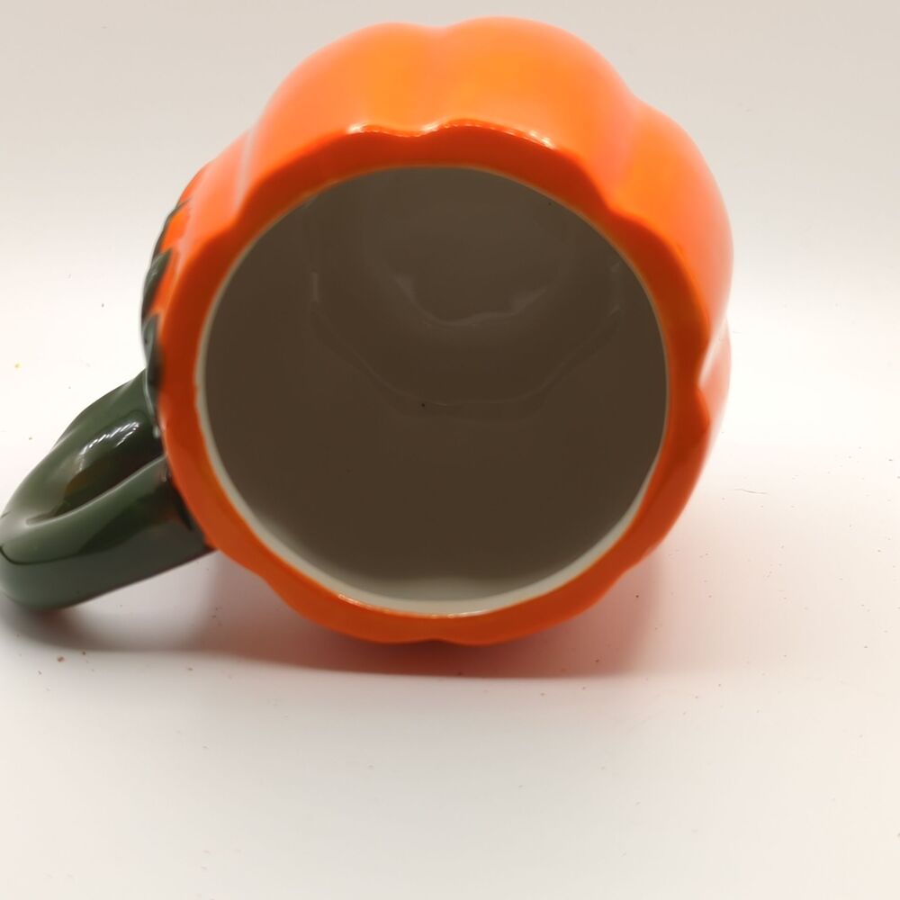 Pumpkin Coffee Mug Set of 4 | 12 oz | Fall Ceramic Hot Cocoa Cups - Picture 6 of 6